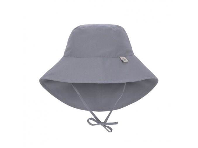 Sun Protection Long Neck Hat grey 19-36 mo.