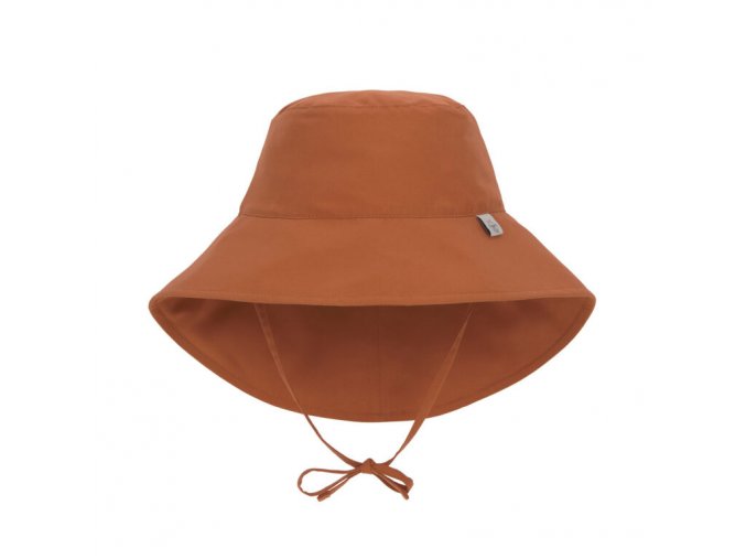 Sun Protection Long Neck Hat rust 07-18 mo.