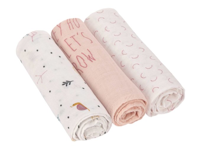 Swaddle Heav. Soft 80x80 Gard. Explo. girls