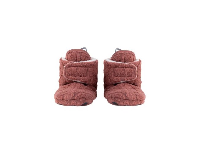 LODGER Slipper Folklore Fleece Rosewood 3 - 6 měsíců