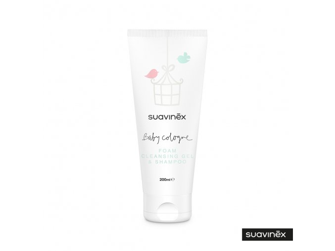 SUAVINEX | Penový gél - šampón s vôňou BABY COLOGNE 200ml