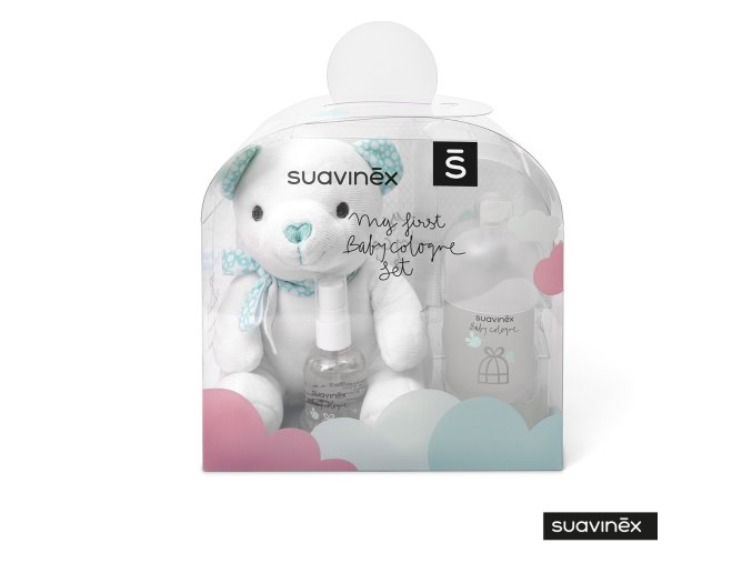 SUAVINEX | Sada MACKO A PARFÉM BABY COLOGNE 100+50 ml