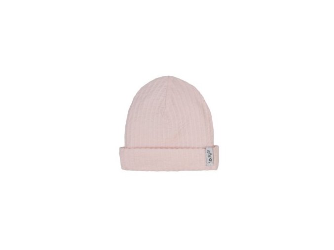 LODGER Beanie Seersucker Tan 0 - 6 měsíců