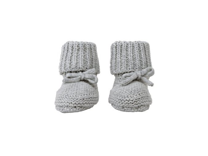 LODGER Slipper Knit Steel 0 - 6 měsíců