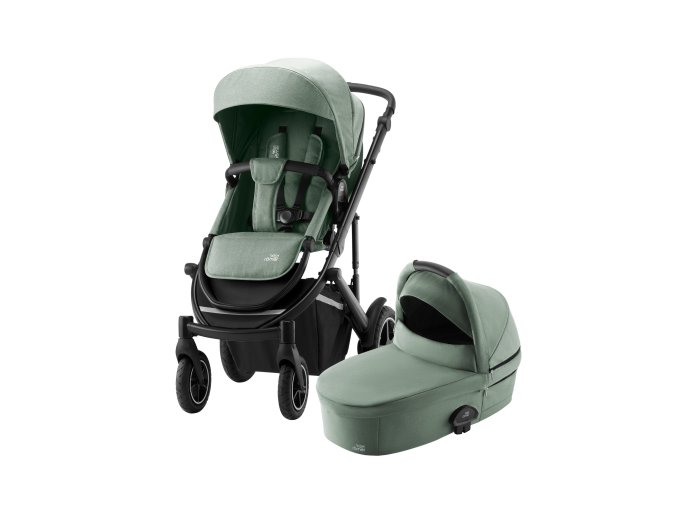 Set kočárek Smile 4 + hluboká korba, Jade Green
