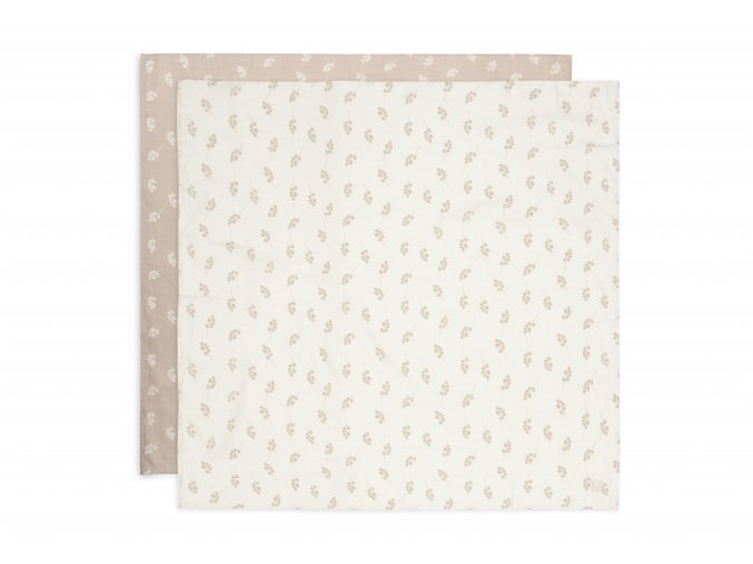 Plienky zavinovacie 2ks 115x115cm Twig Wild Rose