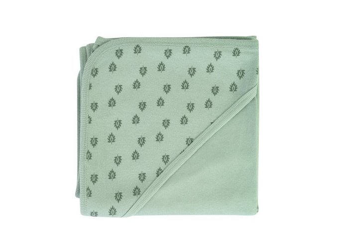 LODGER Dreamer Newborn Rib Silt Green 100 x 100 cm