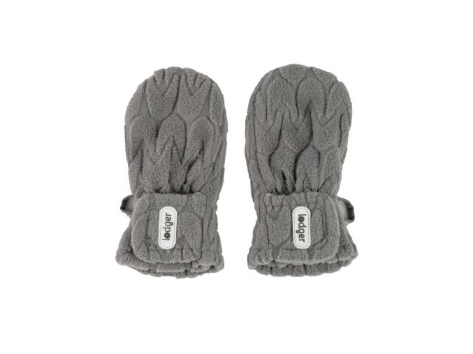 LODGER Mittens Empire Fleece Sharkskin 6 - 12 měsíců