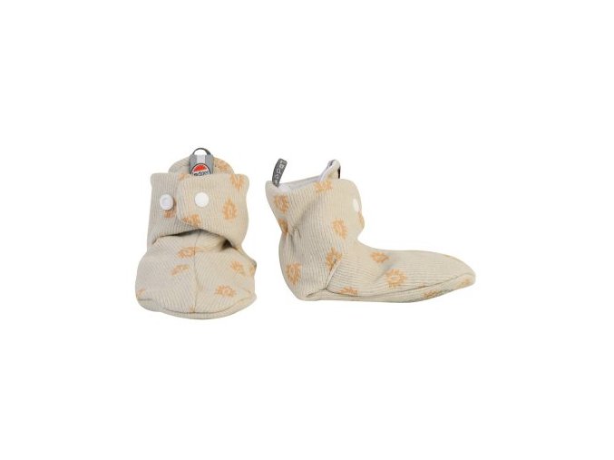 LODGER Slipper Print Rib Birch 3 - 6 měsíců