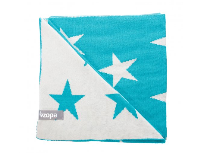 Zopa detská deka Stars Varianta: mint