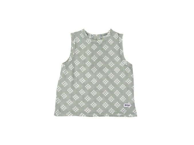 LODGER Tank Topper Tribe Muslin Silt Green 68