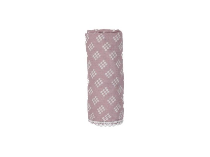 LODGER Swaddler Tribe Muslin Rose