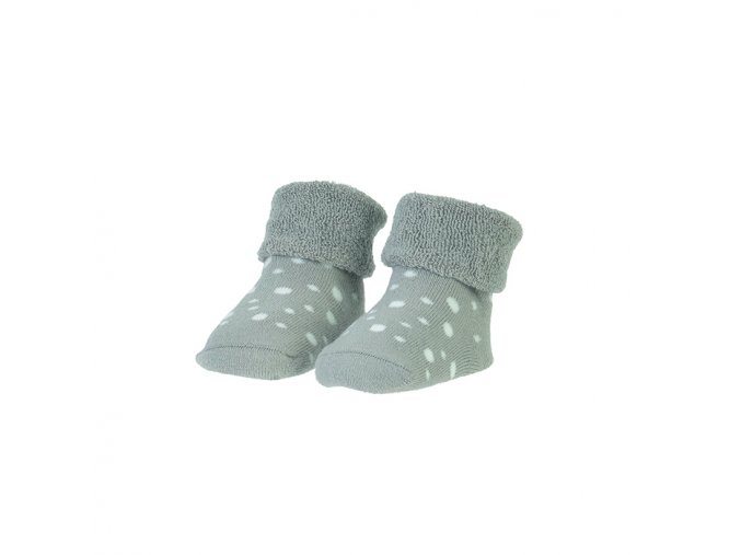 BAMBAM | Ponožky organické sada sivá/puntíky