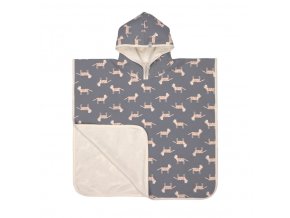 Beach Poncho tiger grey