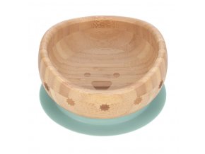 Bowl Bamboo Wood Little Chums dog