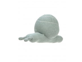 Knitted Toy with Rattle 2020 Garden Explorer snail green