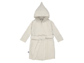 Muslin Bathrobe milky 24-36m.