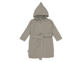 Muslin Bathrobe olive 24-36m.