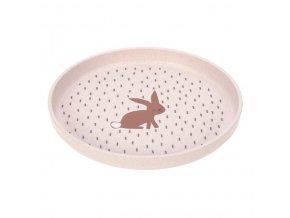 Plate PP/Cellulose Little Forest rabbit