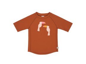 Short Sleeve Rashguard toucan rust 07-12 mo.