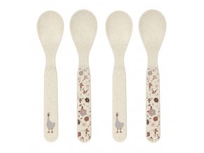Spoon Set PP/Cellulose Tiny Farmer Sheep/Goose nature