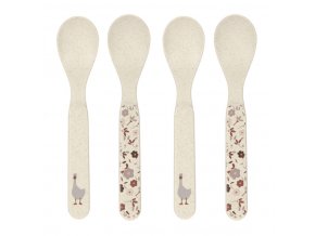 Spoon Set PP/Cellulose Tiny Farmer Sheep/Goose nature