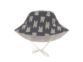 Sun Protection Bucket Hat elephant dark grey 07-18 mo.