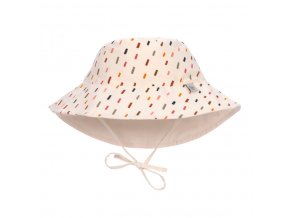 Sun Protection Bucket Hat strokes offwhite/mul. 19-36 mo.