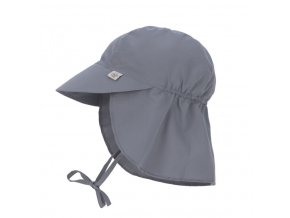 Sun Protection Flap Hat grey 07-18 mo.