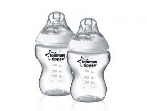 Tommee Tippee Dojčenská fľaša C2N, 2ks, 260ml a 340ml Varianta: 2ks 260ml, 0m+