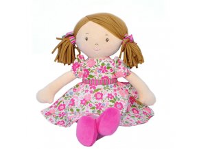 Bonikka Dames látková bábika Varianta: Fran - ružové šaty