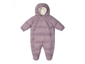 LEOKID Baby Overall Eddy Lilac Gray vel. 0 – 3 měsíce (vel. 56)