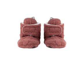 LODGER Slipper Folklore Fleece Rosewood 0 - 3 měsíce