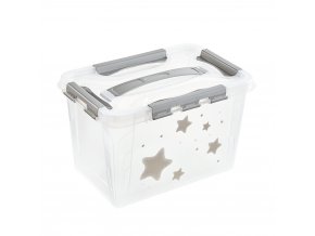 Domácí úložný box "Stars", Šedá M