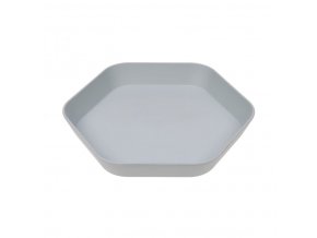 Plate Geo grey-blue