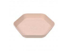 Plate Geo powder pink