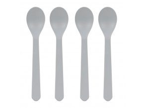 Spoon Set Geo 4pc grey-blue