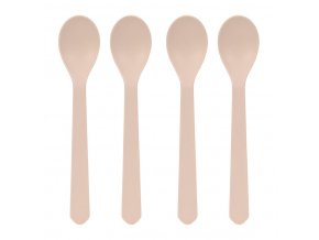 Spoon Set Geo 4pc powder pink