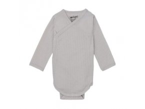 LODGER Romper LS Seersucker Steel 62