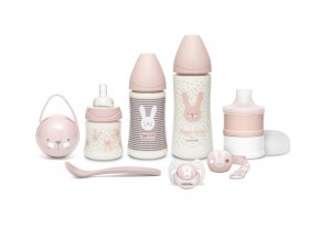 SUAVINEX | Premium novorodenecký set HYGGE - ružová