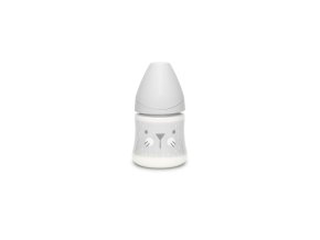 SUAVINEX | Premium fľaša 150 ml S HYGGE fúziky - sivá