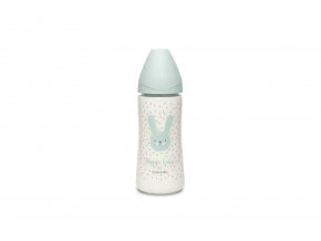 SUAVINEX | Premium fľaša 360 ml L HYGGE králik - zelená