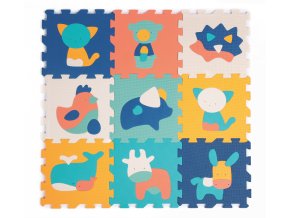 Puzzle penové 90x90 cm Zvieratká