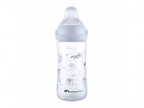 Dojčenská fľaša Emotion Physio 270ml 0-12m + White