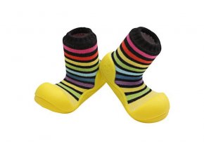 ATTIPAS Topánočky detské Rainbow Yellow S