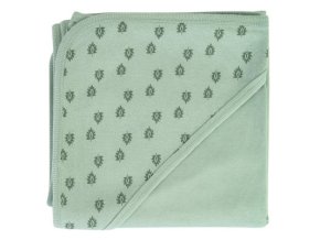 LODGER Dreamer Newborn Rib Silt Green 100 x 100 cm