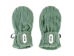LODGER Mittens Empire Fleece Geen Bay 6 - 12 měsíců