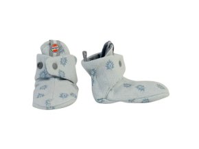 LODGER Slipper Print Rib Ice Flow 3 - 6 měsíců