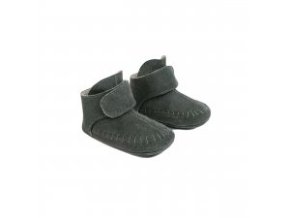 LODGER Walker Moccasin Gunmetal 12 - 15 měsíců