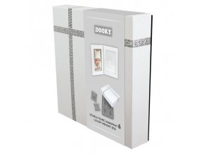 DOOKY Double Frame Handprint & Luxury Memory Box